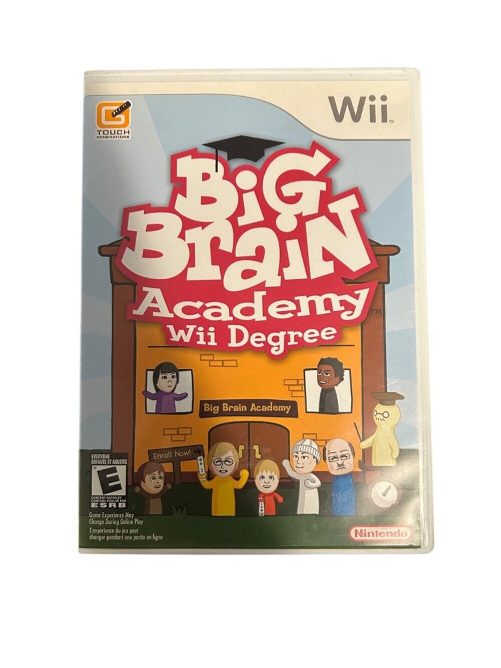 Big Brain Academy Wii Degree Game With Case & Manual Nintendo Wii video gaming